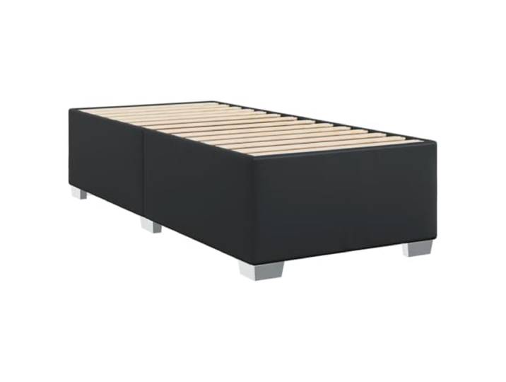 vidaXL Bettgestell Schwarz 100x200 cm Kunstleder