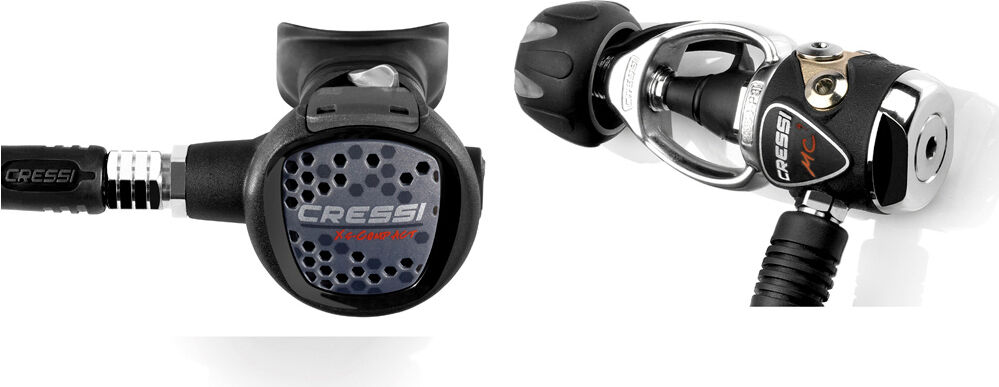 Cressi Sub xs compact mc9 din 300 Negro (UNICA)