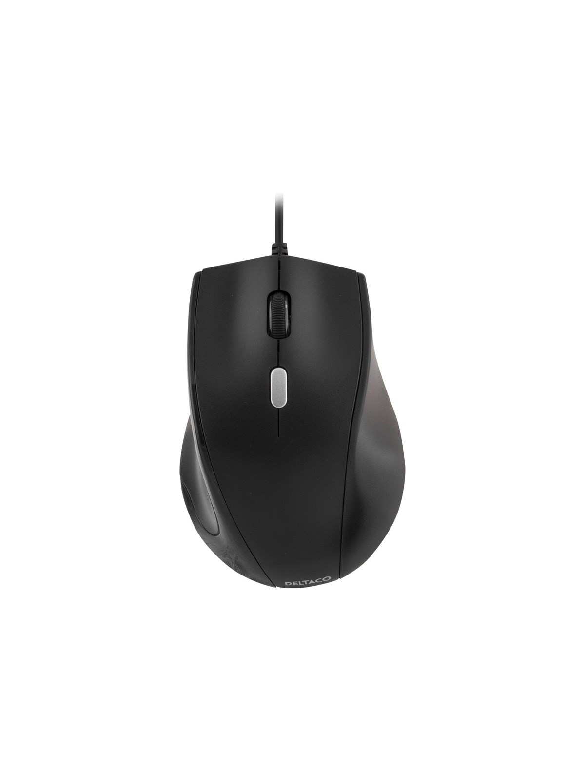 Deltaco MS-774 Mouse 3 buttons Wired USB Black - Maus (Schwarz)
