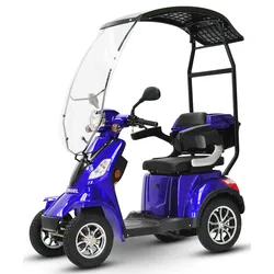 ECO ENGEL 510 Blau mit Dach 20 Ah Li-Io Akku Herausnehmbar, Elektromobil