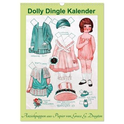 Dolly Dingle Kalender - Anziehpuppen von Grace G. Drayton (Wandkalender 2027 DIN A3 hoch), CALVENDO Monatskalender