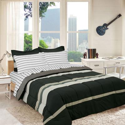Brooklyn Flat Rugby Stripe Bed in a Bag