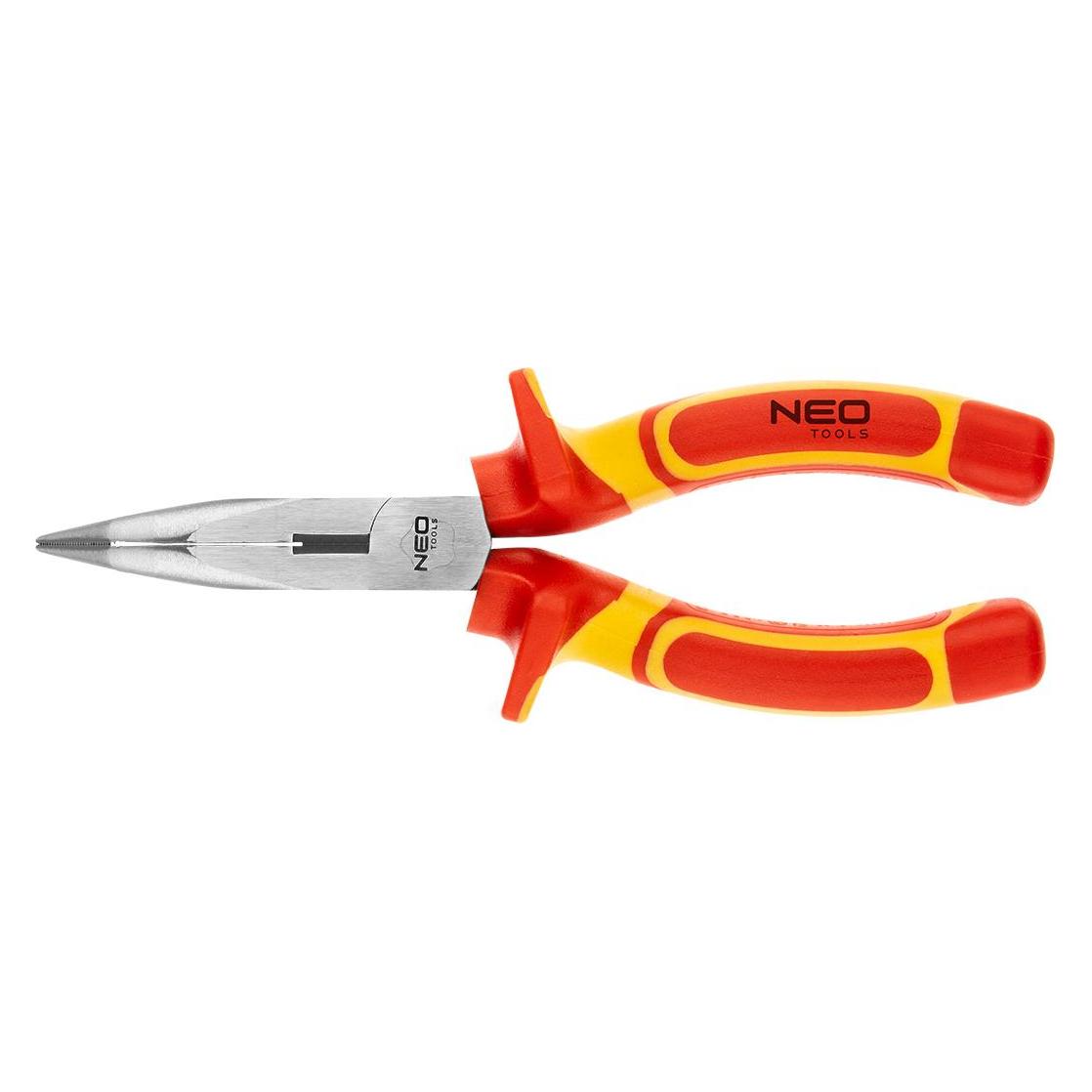 Neo Tools Pliers curved 180mm 1000V polished (01-228) (180 mm) (TOP-01-228)