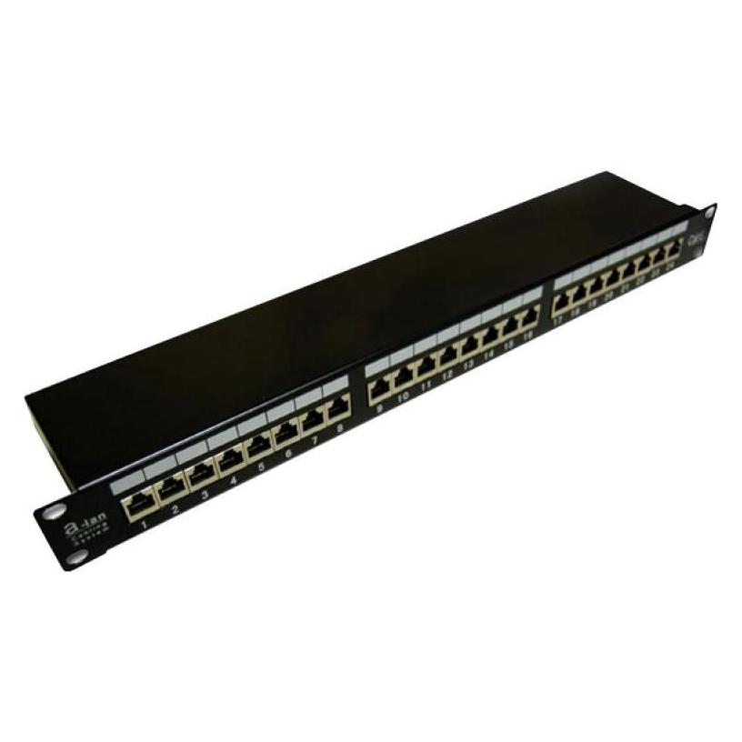 Alantec Gehäuseblende STP Cat.5 e 24 Porty LSA 1HE (PK006) (PK006)