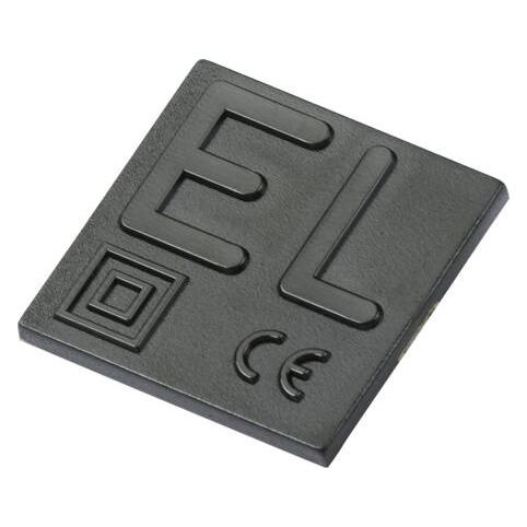 ABB Scheibe mit EL-Symbol doppelt isoliert30x30 mm (2CEA000042R0621)