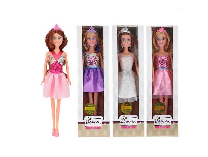 Lauren - Tienerpop - Feestjurk met diadeem - (04826)