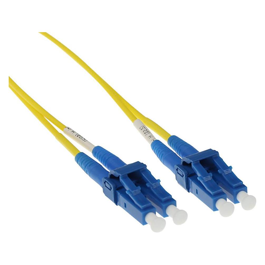 ACT 20 meter LSZH Singlemode 9/125 OS2 short boot fiber patch cable duplex with LC connectors (20 m) (RL1720)