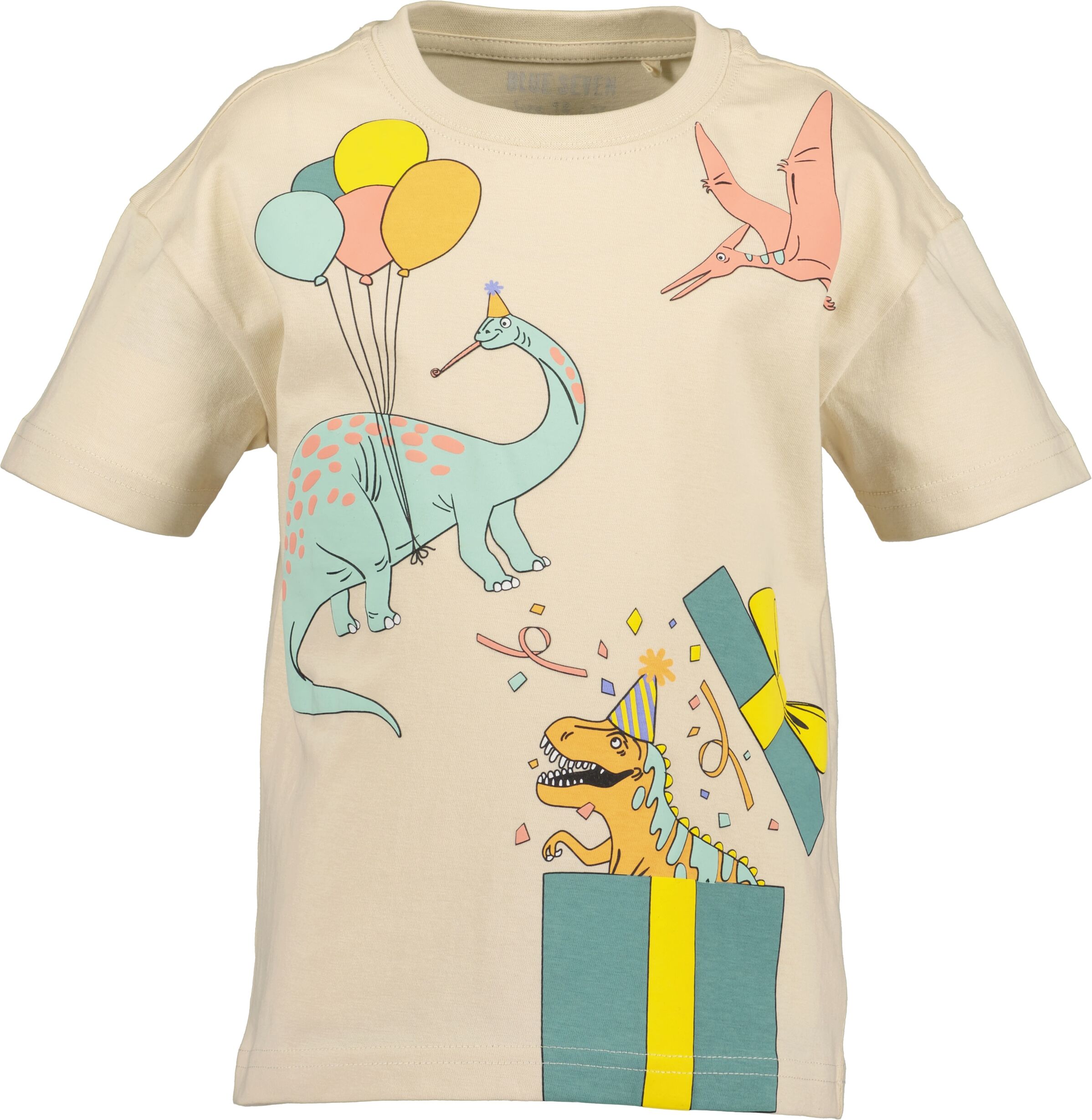 T-Shirt BLUE SEVEN "T-Shirts 2 PACK", Jungen, Gr. 98, m001, multipack 1, 100% Baumwolle, normal, Rundhals, Shirts T-Shirt