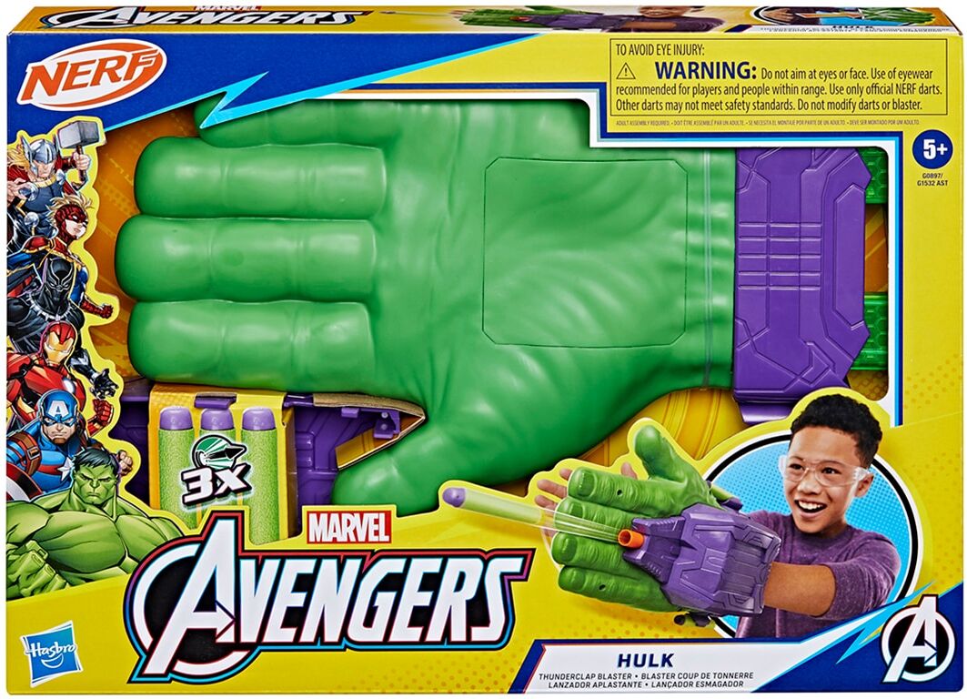 Hasbro Lanzador aplastante de Hulk Avengers Marvel .