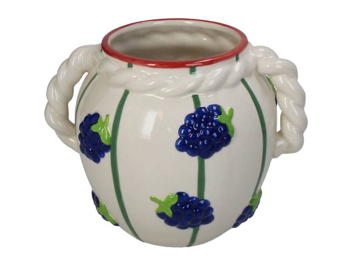 Vase Myko blau Dolomit H 13.2 cm