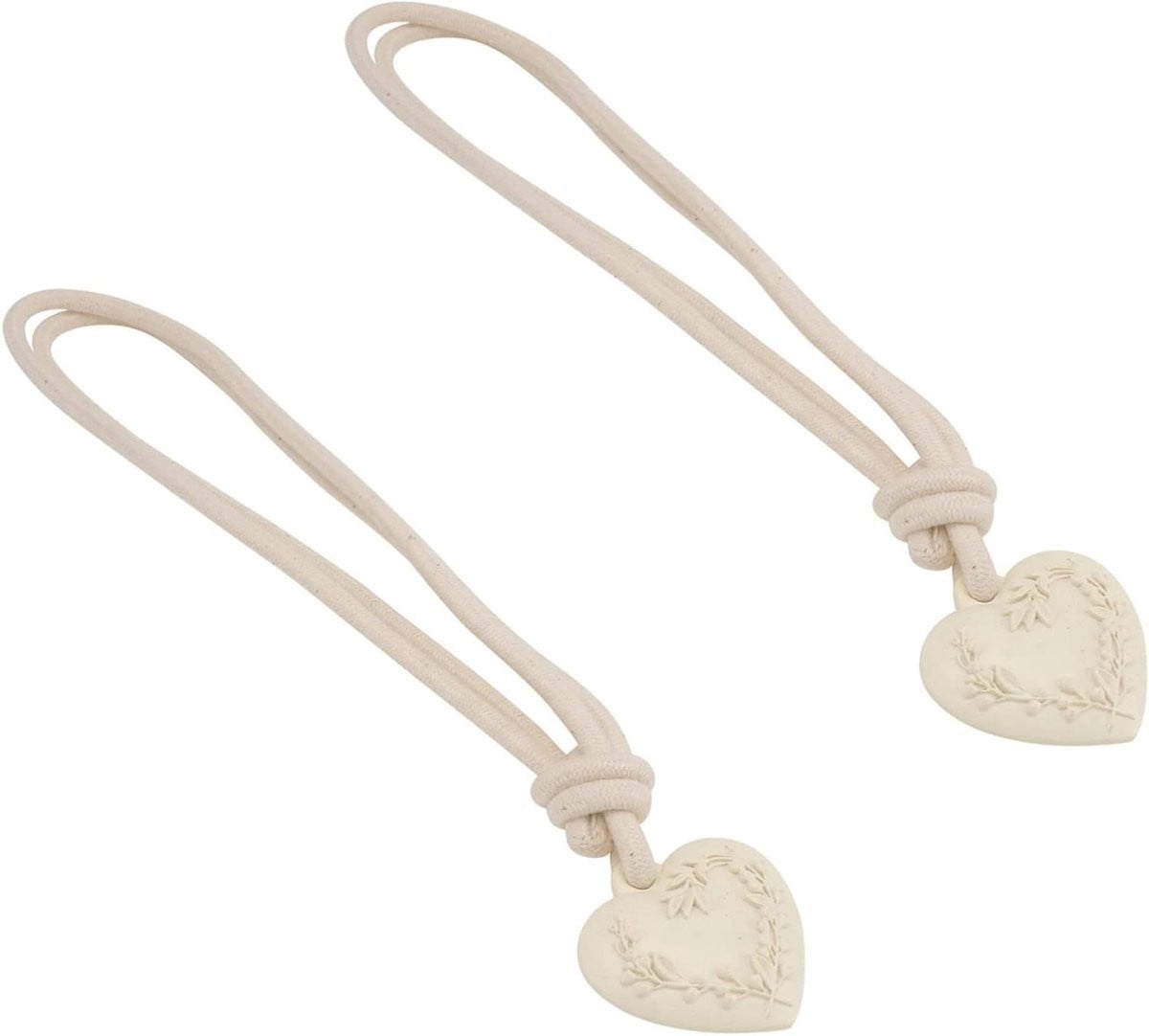 Witte Gordijn Tiebacks voor Raambekleding - 38 cm Lengte
