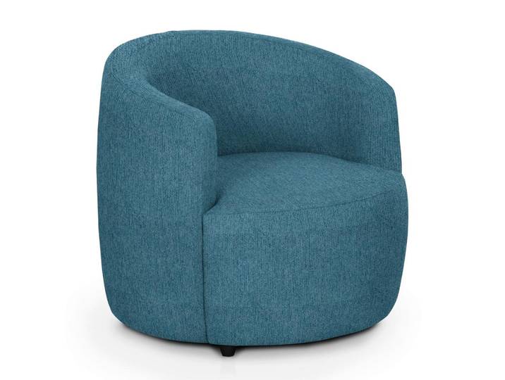 Polstersessel Pina Blau Chenille