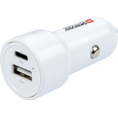 SKROSS Dual Car Charger 65W PD incl. USB-C cable