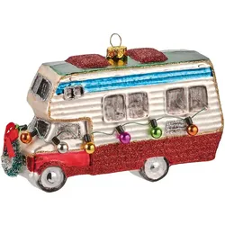 Weihnachtsbaumanhänger Wohnmobil Gift-Company bunt mehrfarbig, Designer Inga Christie, 14.5x10x6.9 cm