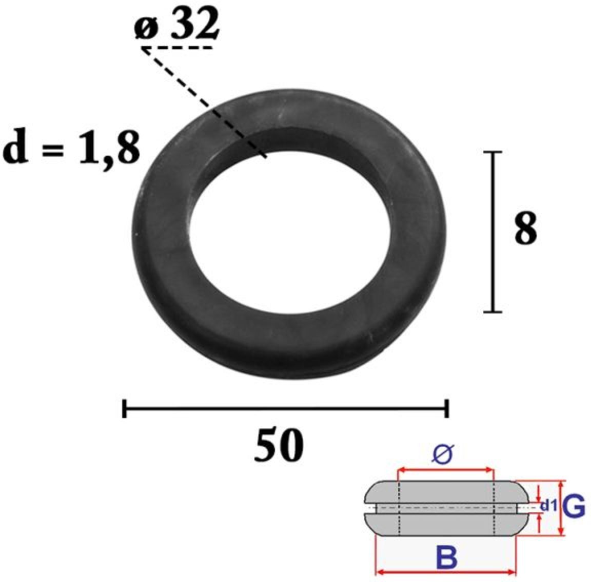 Polsterklammer ROMIX ROM C70398