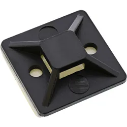 INLINE Befestigungssockel für Kabelbinder, 30x30mm, selbstklebend, 10 Stück