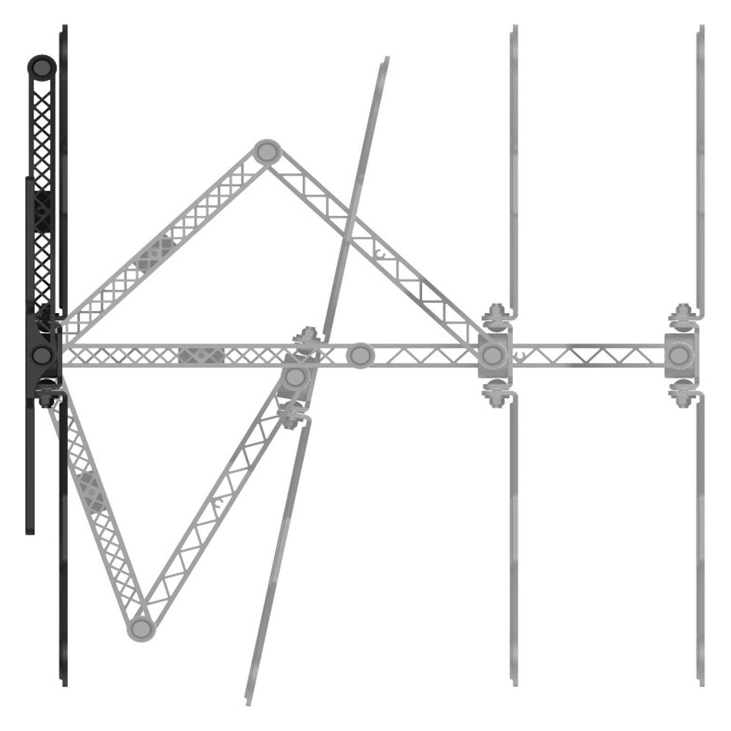 Hama Fullmotion Ultraslim (Wand, 30 kg, 32" - 65") (00118060)