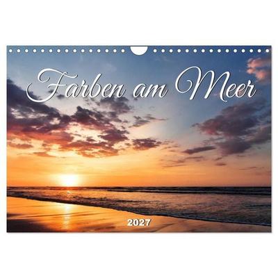 Farben am Meer (Wandkalender 2027 DIN A4 quer), CALVENDO Monatskalender