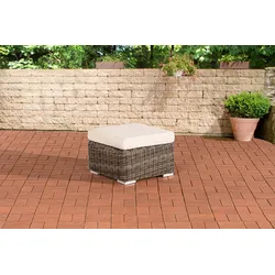 Hocker Bilbao / Madeira Cremeweiss