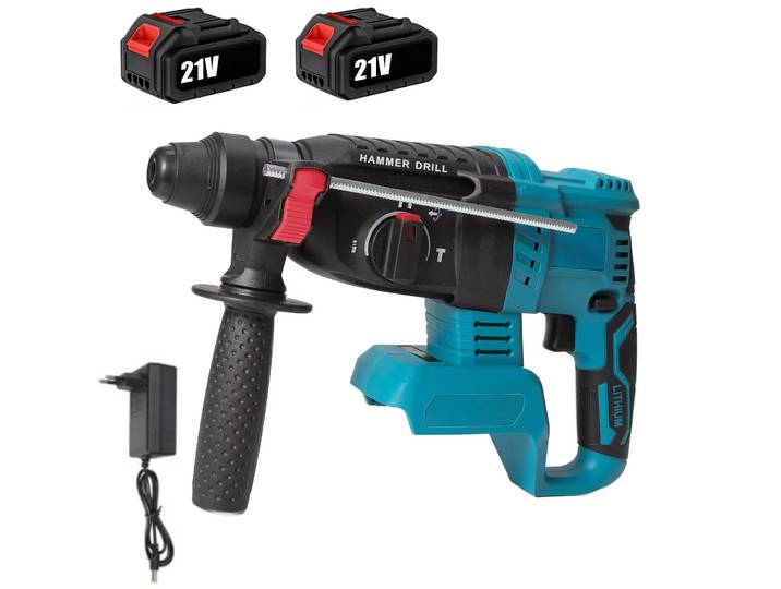 Marteau perforateur rotatif SDS Plus sans balais de 27 mm pour Makita 18 V, marteau électrique sans fil, marteau de démolition 4 modes, perceuse à percussion 4800 BPM, brise-béton, outil électrique
