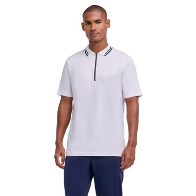 Poloshirt FALKE "FALKE Polo Shirt", Herren, Gr. M, weiß (2006), Shirts