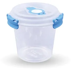 Bestlivings Frischhaltebox mit Deckel - Fresh System 0,64 Liter - Joghurt Dose - Blau