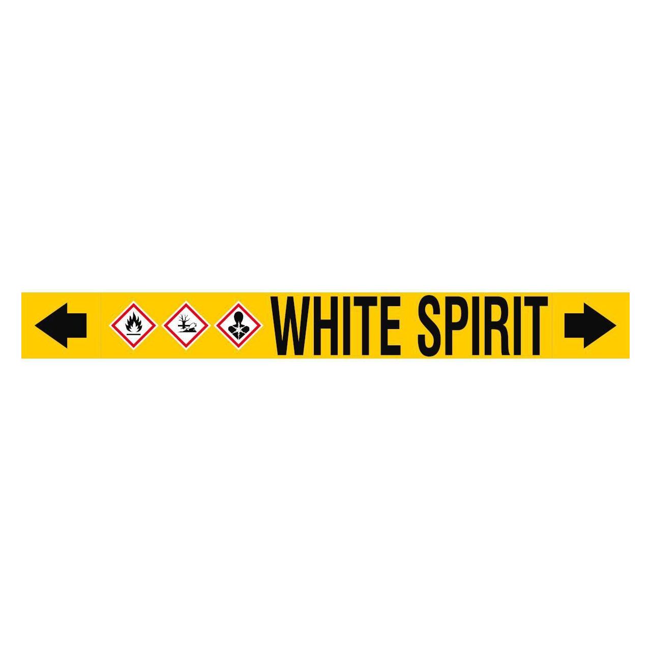 Brady ASME - Rohrmarkierer - White Spirit (ASMEPM-100X920MM-WHITE SPIRIT)