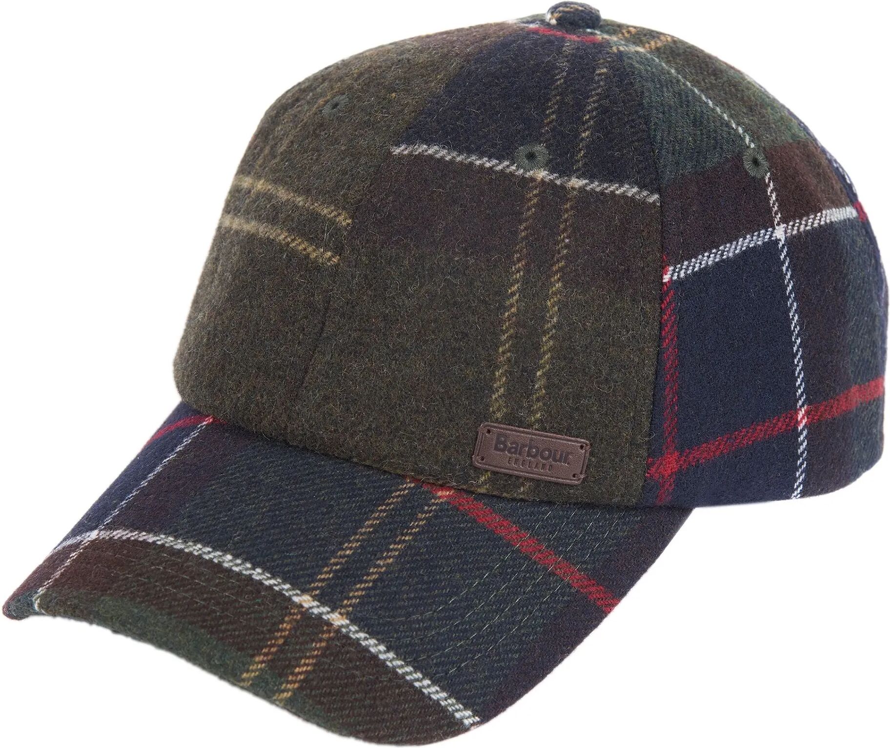 Barbour Casquette Tartan Galingale  Vert taille unique
