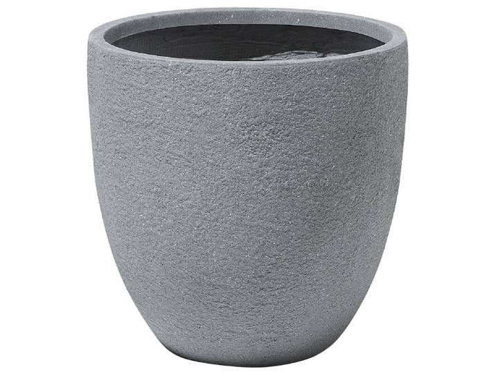 BLUMENTOPF hellgrau rund 46/46/46 cm Kannia