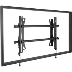 Chief Medium FUSION MSA1U - Befestigungskit (2 Verbindungsklammern, fest angebrachte W (Wand, 56.70 kg, 32" - 65"), TV Wandhalterung, Schwarz