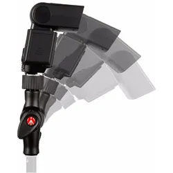 Manfrotto MLH1HS Blitzneiger (Stativadapter), Stativ Zubehör, Schwarz