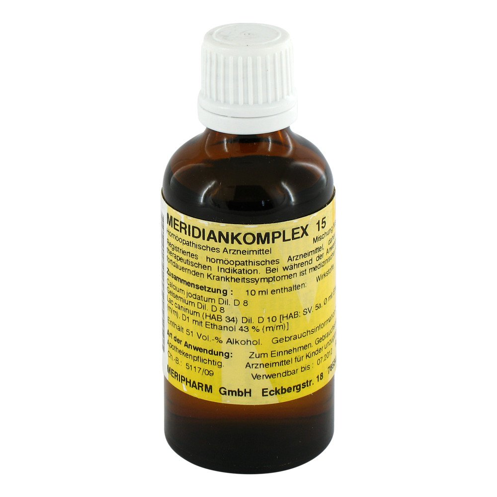 Meripharm GmbH Arzneimittelvertrieb Meridiankomplex 15 Tropfen zum Einnehmen 08750083