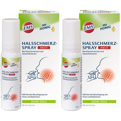 Emser Halsschmerz-Spray akut 2x 2x30 ml Spray