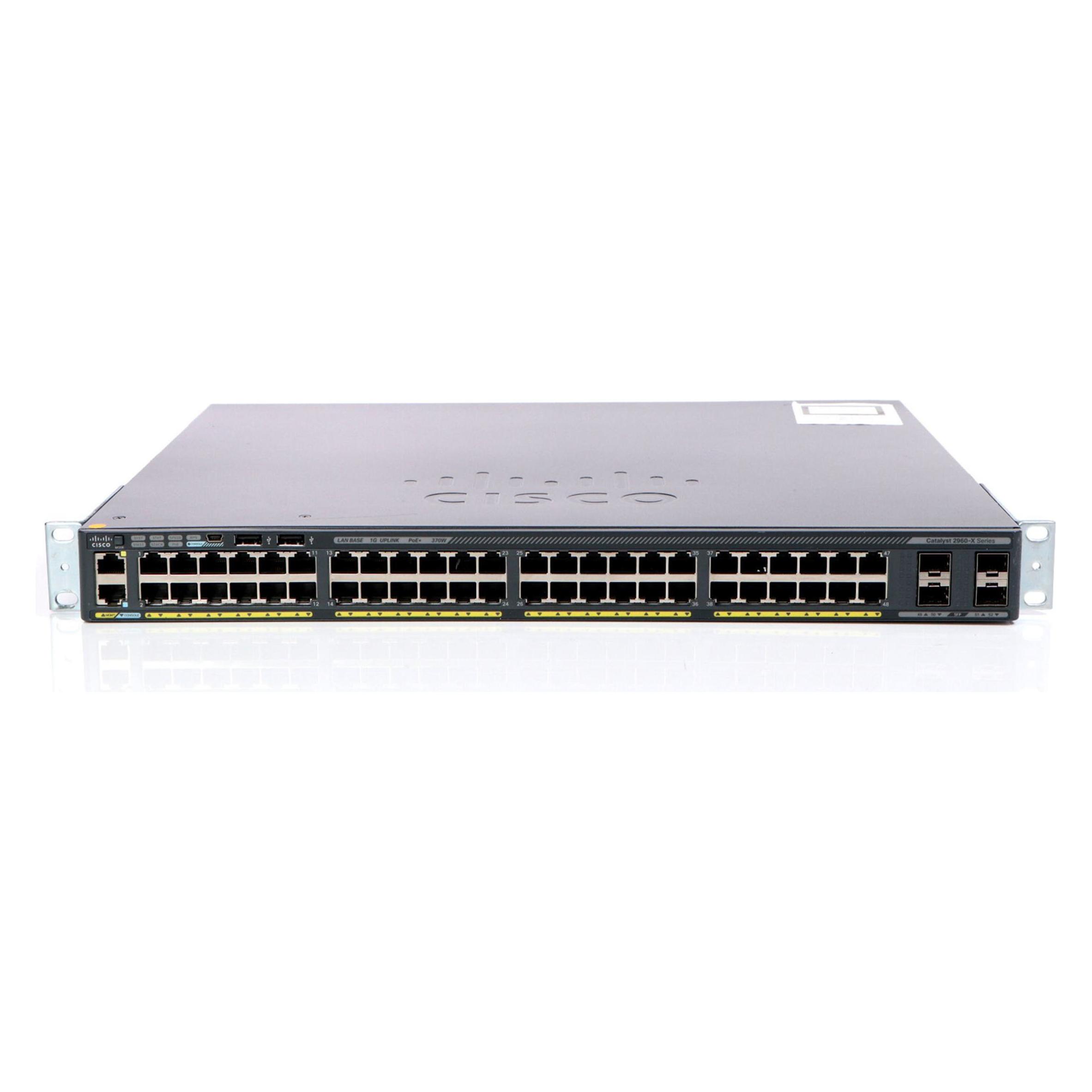 Cisco 2960X-48LPS-L: 48 Port LAN Base SW (48 Ports) (WS-C2960X-48LPS-L)