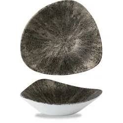 Churchill Stone Quartz Black Schale Dreickig 23,5cm