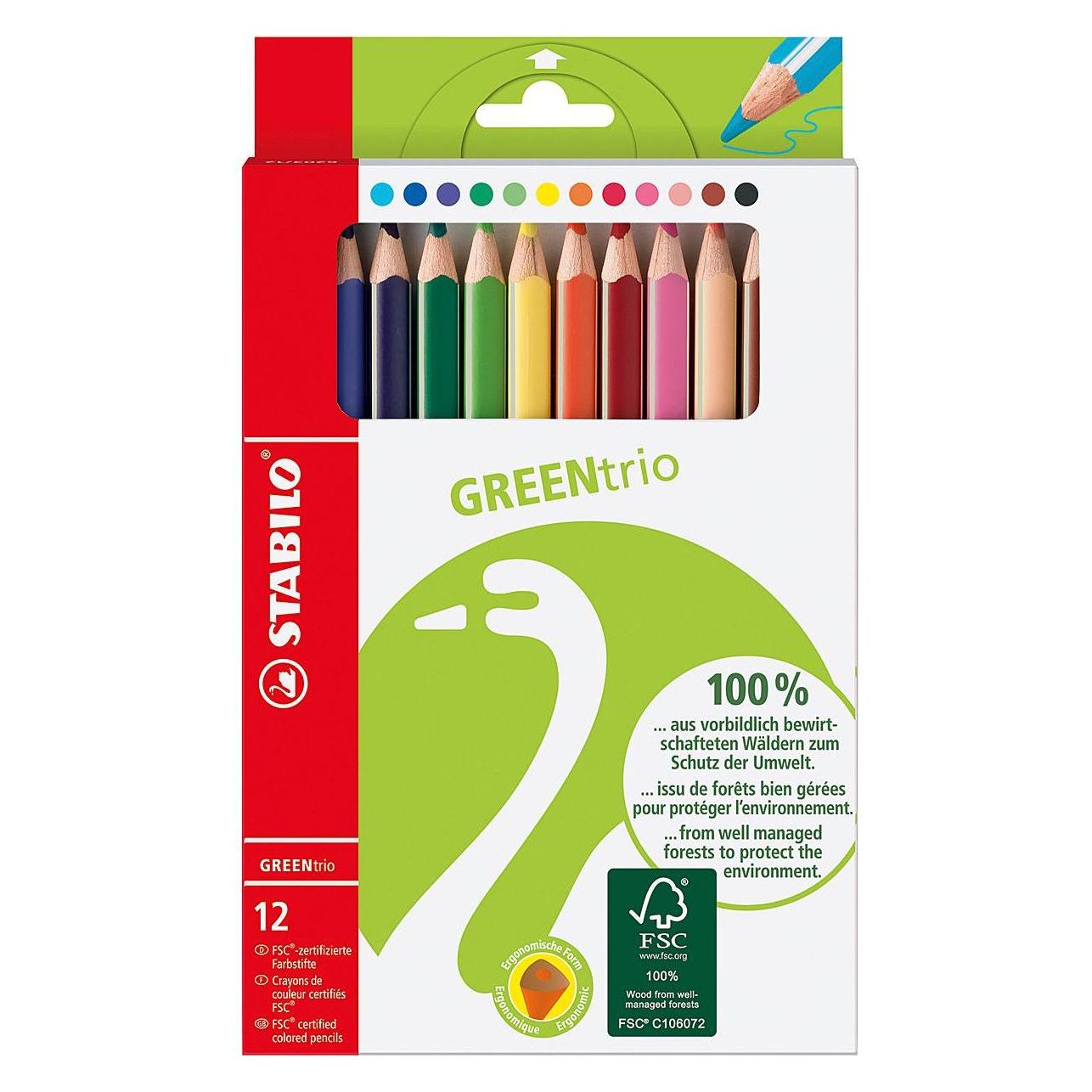Stabilo GreenTrio (12x) (6203/12)