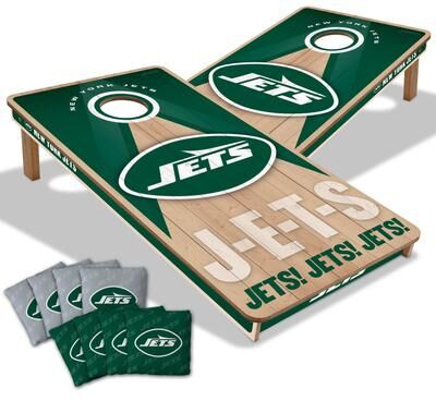 Skip's Garage New York Jets NFL 2x4 Professional Cornhole Board Set