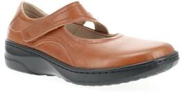Women's Golda Mary Jane Flat by Propet in Teak (Size 8 XXW)