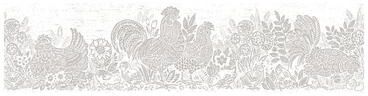 Chesapeake Parton Light Grey Chicken Border - 6 x 180 x 0.025