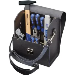 Forum Professional Solutions, Werkzeugkoffer, Werkzeugtasche Leder 280 x 140 x 210 mm