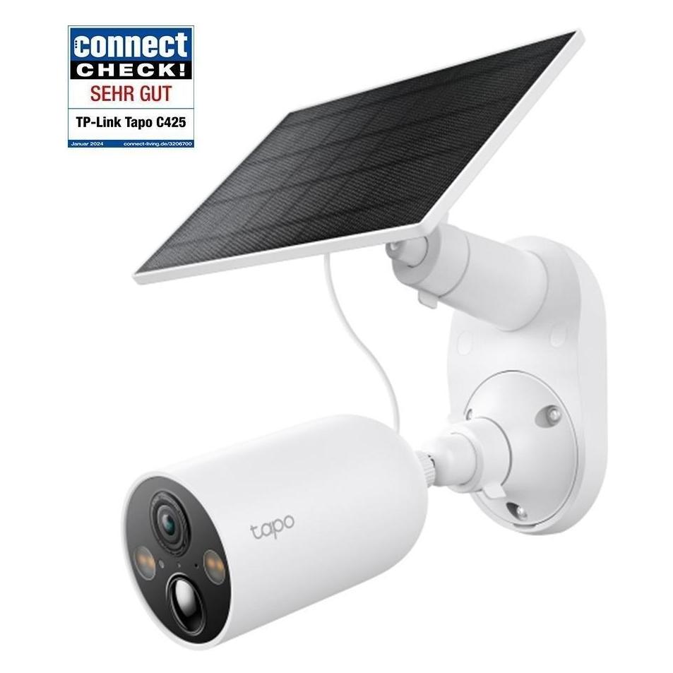 TP-Link Solar-Sicherheitskamera-Kit mit 2K Ultra-Weitwinkel und AI-Erkennung (425513)