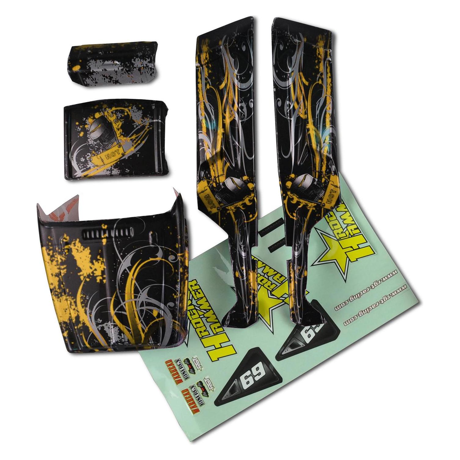 Amewi Karosserie gelb RockHammer (39883361)