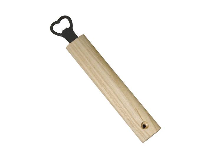 Rayher Flaschenöffner FSC Mix Credit mit Holzgriff 20 × 3 cm