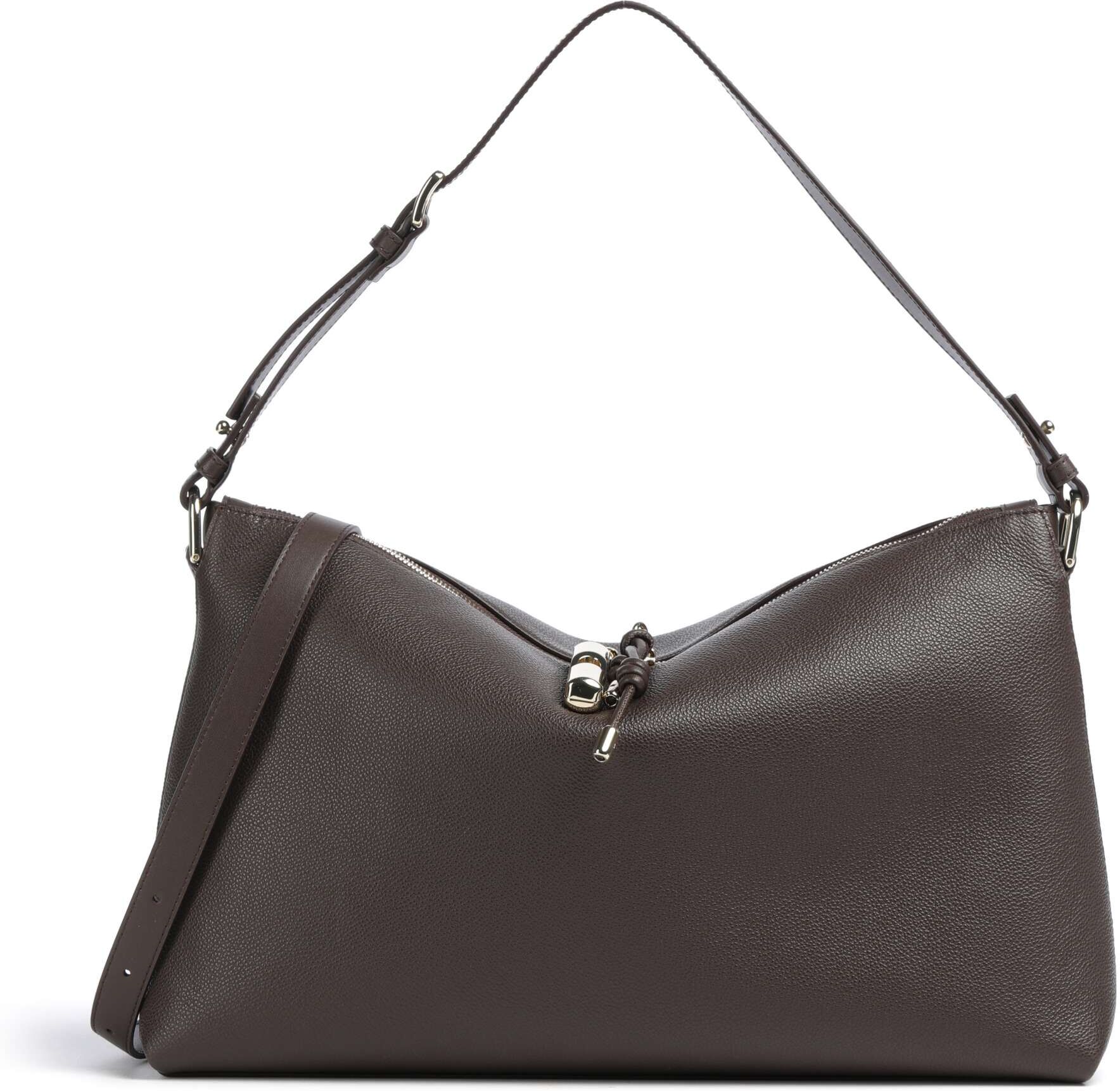 Furla Debby M Beuteltasche aus Leder, braun