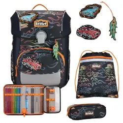 Scout Neo Schulranzen-Set 4tlg. Light Flames 21,5 Liter