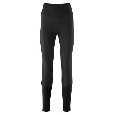 Fahrradhose GONSO "Essential Tight Softshell W", Damen, Gr. 34, Normalgrößen, schwarz, 100% Polyester, Hosen Fahrradhose, Damen Radhose mit Sitzpolster, Tight fit