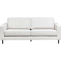 3-SITZER-SOFA Stoff Cremeweiß Savalen