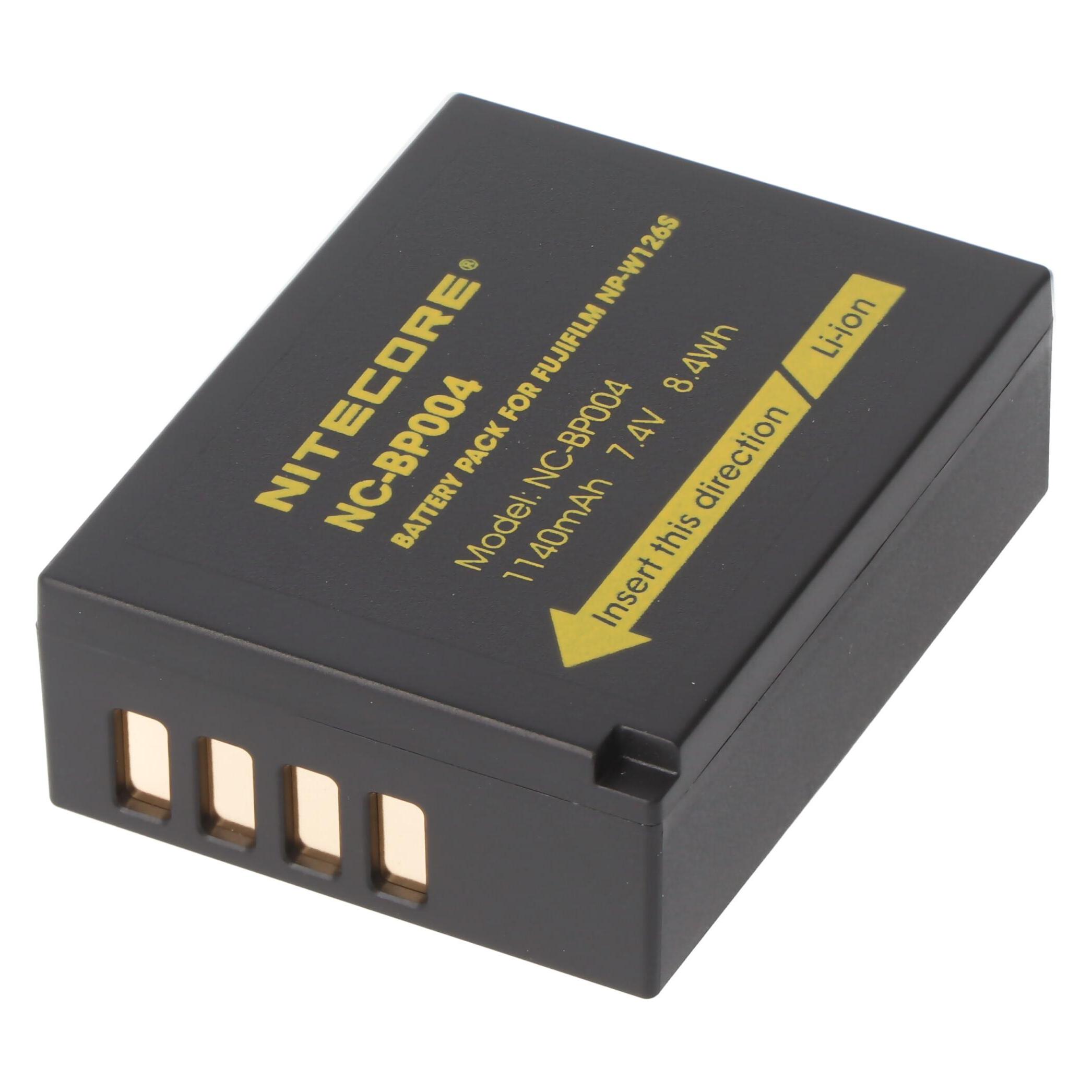 Nitecore NP-W126S Kamera Akku für Fujifilm (Kamera Akku) (08639DSN)