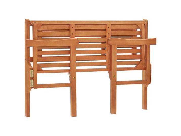 Banc pliable - VINGVO - YIN(47293) - Bois d'eucalyptus massif - 120 cm - Résistant aux intempéries