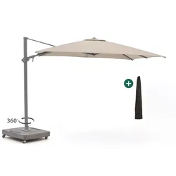 + 10 % Kassenrabatt | Shadowline Austin Ampelschirm 300x300 cm